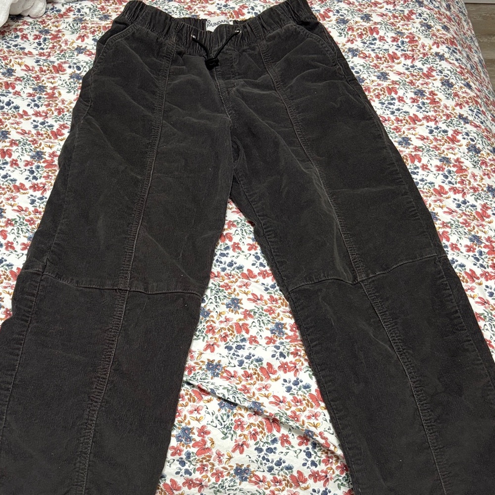 No Boundaries Men's Dark Corduroy Pants